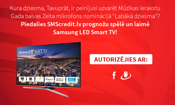 Laimē Samsung TV, spied šeit Laimē Samsung TV, spied šeit
