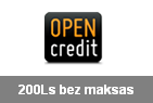 Aizņemies OpenCredit pirmao kredītu līdz 200€