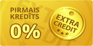 Extracredit pirmais kredīts 0%