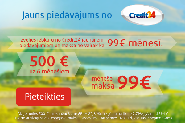 Jauns piedāvājums no Credit24